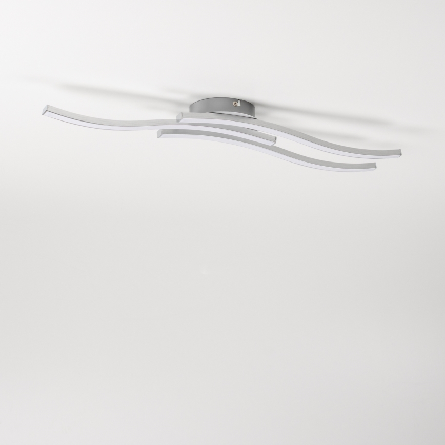 Lampa sufitowa LED 3xLED/6W/230V 3000K srebrna