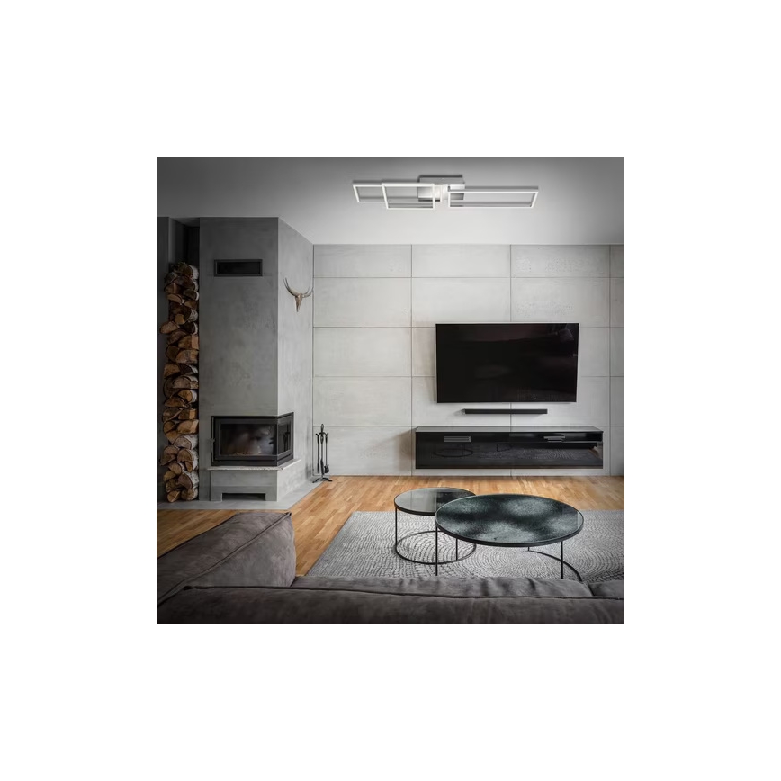 Lampa sufitowa LED/42W/230V 3000K matowy chrom