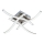 Lampa sufitowa LED 4xLED/2,6W/230V 3000K matowy chrom