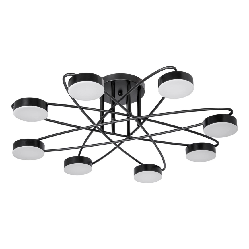 Lampa sufitowa LED 8xLED/7W/230V 3000-6000K śr. 70 cm czarna