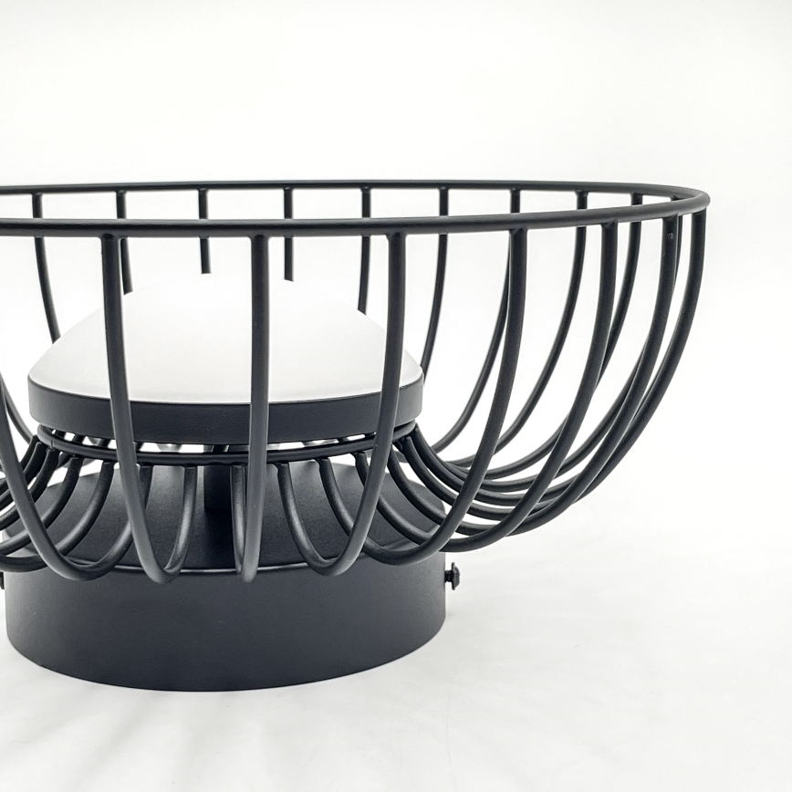 Lampa sufitowa LED BETSY LED/12W/230V średnica 25 cm czarna