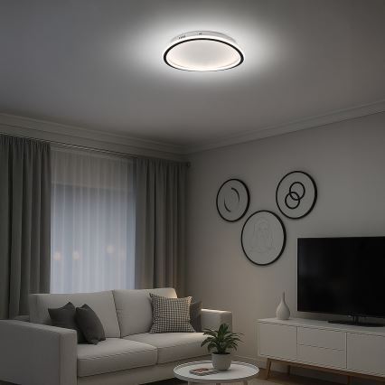 Lampa sufitowa LED CALI LED/30W/230V śr. 40 cm czarna