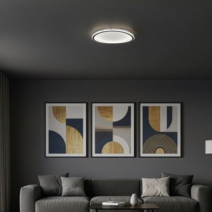 Lampa sufitowa LED CALI LED/30W/230V śr. 40 cm czarna