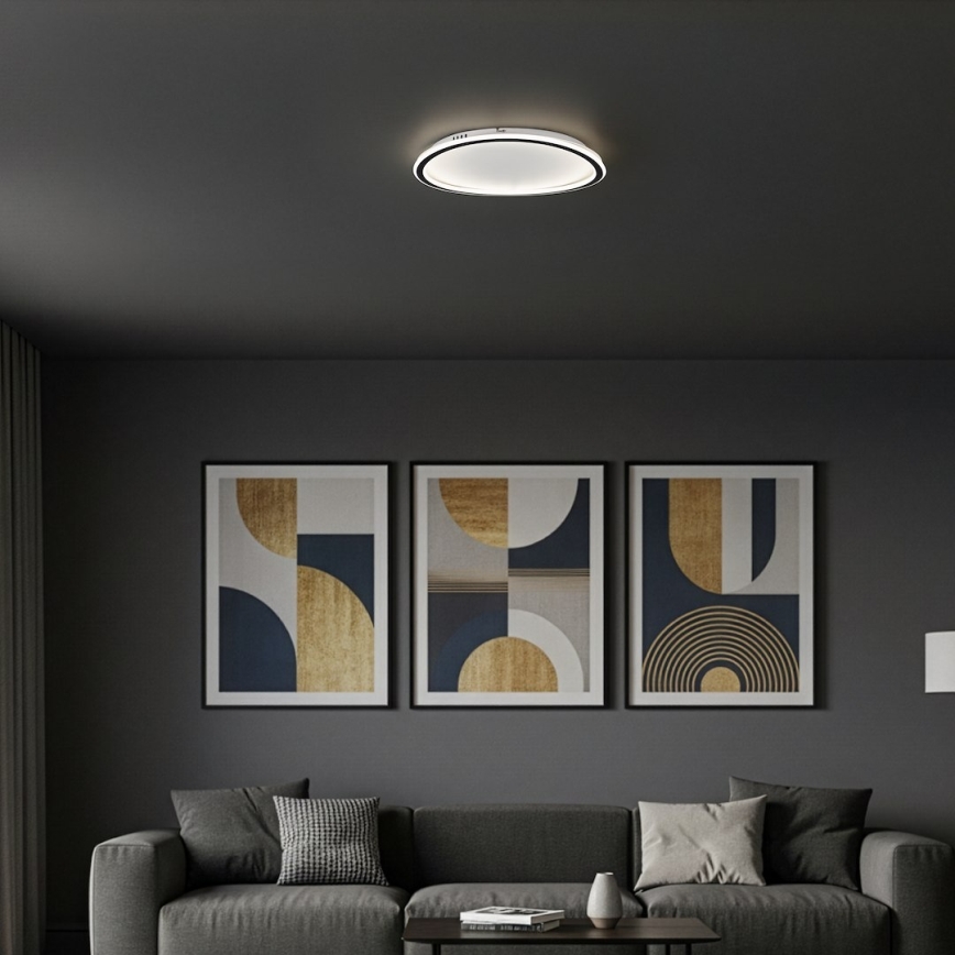 Lampa sufitowa LED CALI LED/30W/230V śr. 40 cm czarna