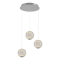 Lampa sufitowa LED CREMONA 3xLED/5W/230V 3000K matowy chrom