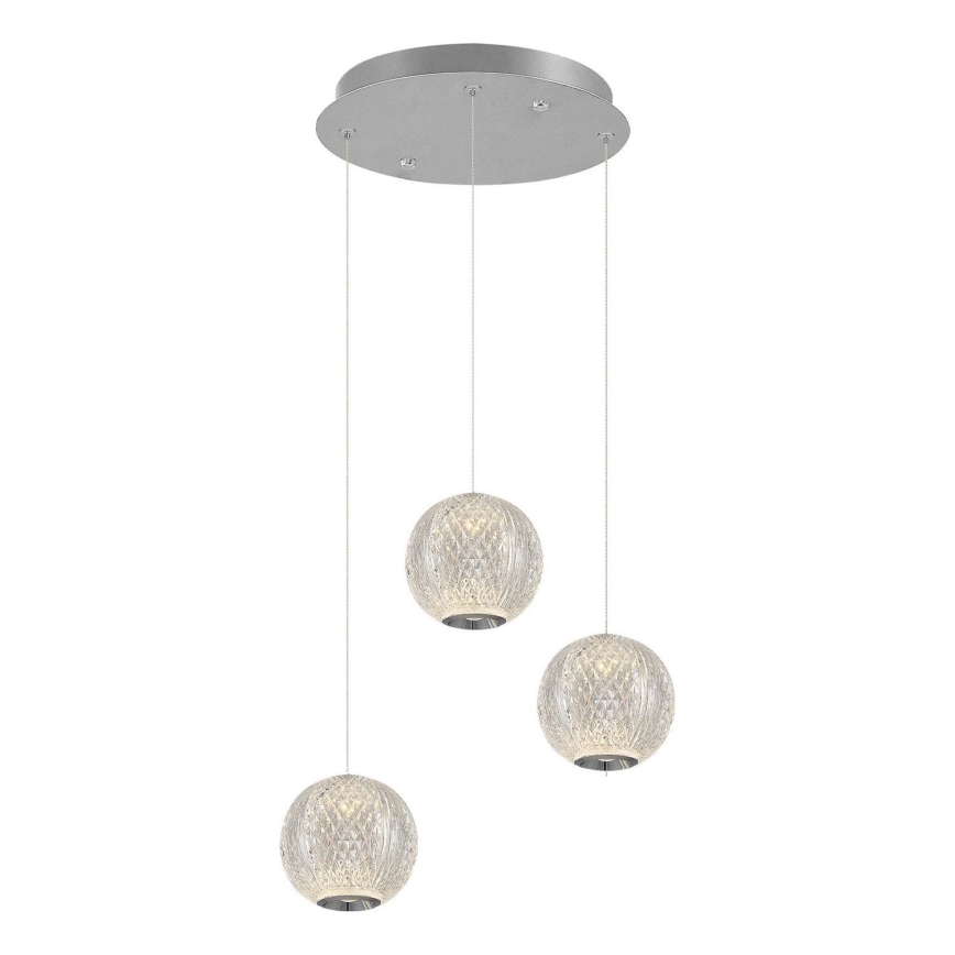 Lampa sufitowa LED CREMONA 3xLED/5W/230V 3000K matowy chrom
