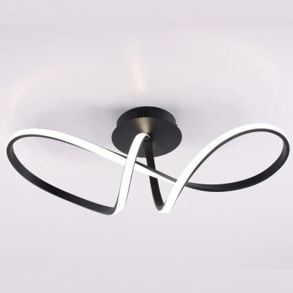 Lampa sufitowa LED FLAVIA LED/33W/230V 24x61 cm czarna