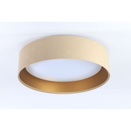 Lampa sufitowa GALAXY LED/24W/230V śr. 44 cm beżowo-złota