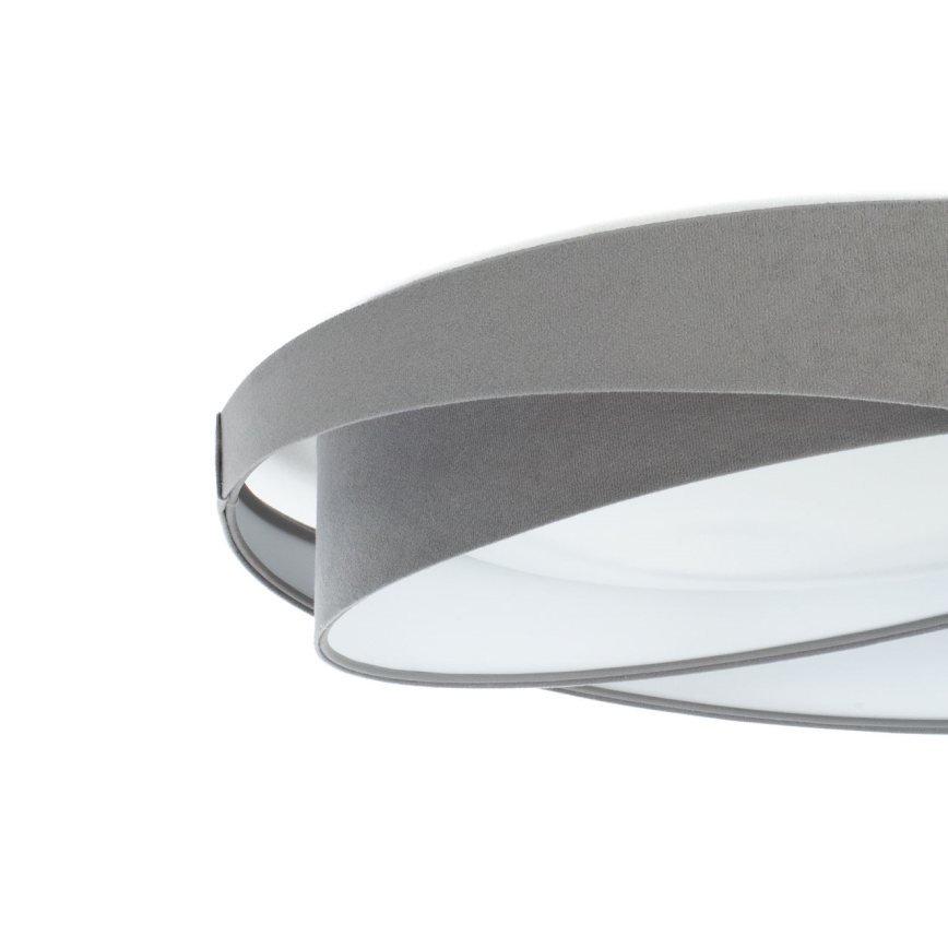 Lampa sufitowa LED GALAXY MODERN 24W/230V śr. 55 cm szara/biała