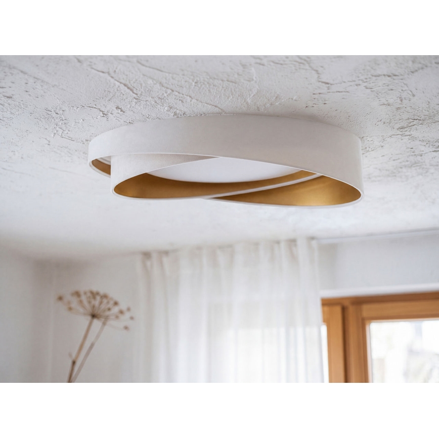 Lampa sufitowa LED GALAXY MODERN/24W/230V Ø55 cm biała/złota