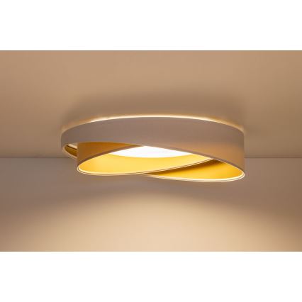Lampa sufitowa LED GALAXY MODERN LED/24W/230V śr. 55 cm biały/beżowy/złoty