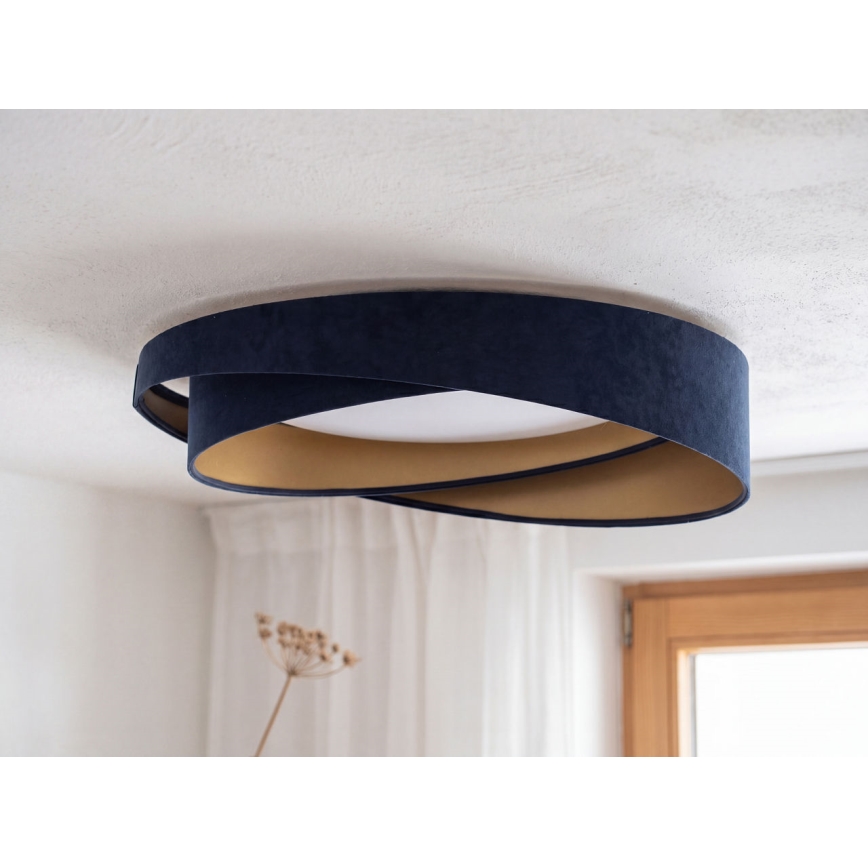 Lampa sufitowa LED GALAXY MODERN LED/24W/230V śr. 55 cm niebieski/złoty