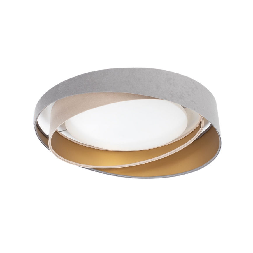 Lampa sufitowa LED GALAXY MODERN LED/24W/230V śr. 55 cm szara/beżowa/złota
