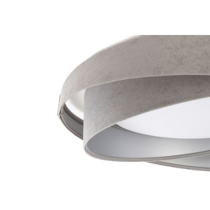 Lampa sufitowa LED GALAXY MODERN LED/24W/230V śr. 55 cm szary/srebrny