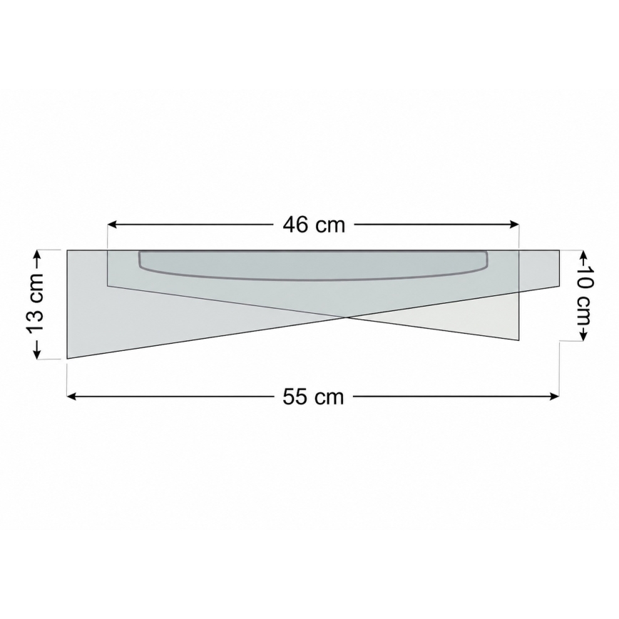 Lampa sufitowa LED GALAXY MODERN LED/24W/230V śr. 55 cm zielona/złota