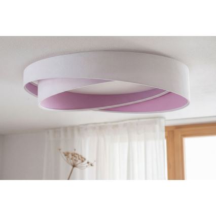 Lampa sufitowa LED GALAXY MODERN LED/24W/230V Ø 55 cm biała/fioletowa