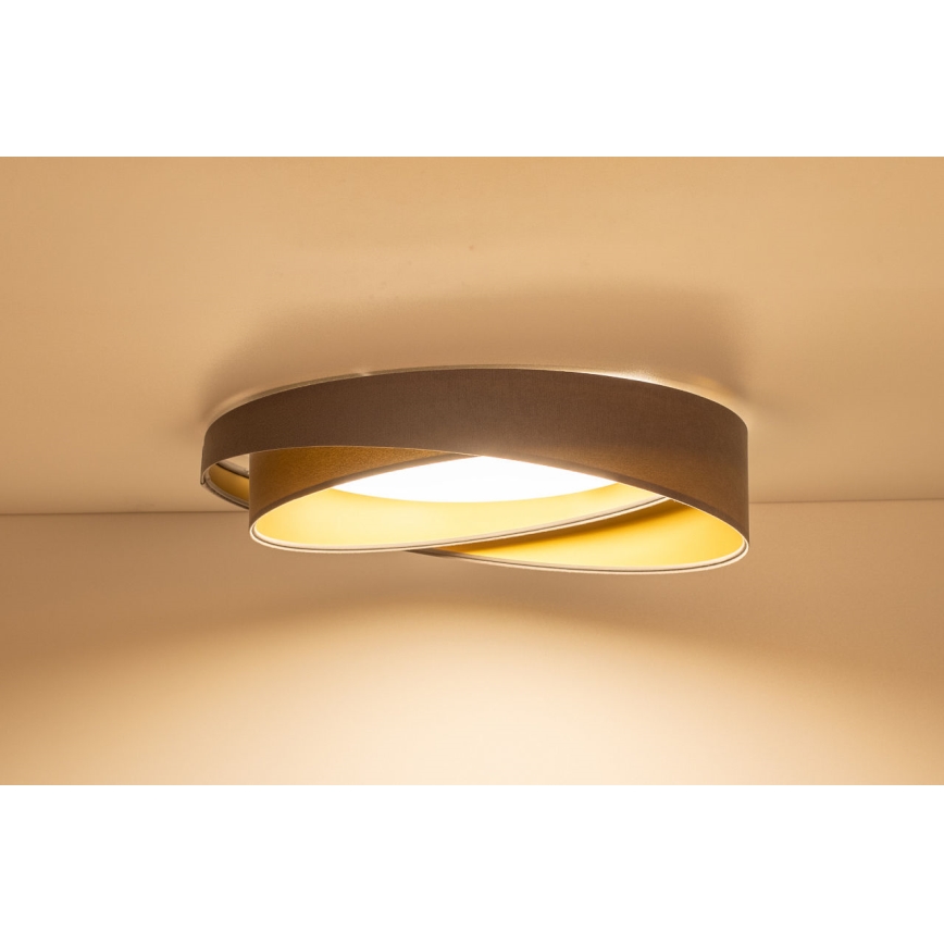 Lampa sufitowa LED GALAXY MODERN LED/24W/230V Ø 55 cm szara/złota
