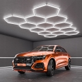 Lampa sufitowa LED HEXAGON LED/570W/85-265V 6500K 522x298 cm CRI 90 IP44 biała