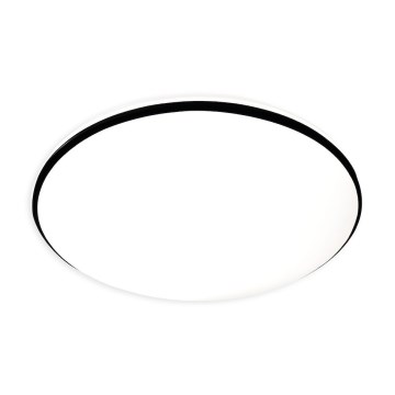 Lampa sufitowa LED HUGO LED/12/18/24W/230V 3000/4000/6500K Ø 30 cm IP54 czarna
