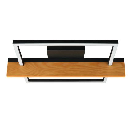 Lampa sufitowa LED LARYSA LED/11,5W/230V 35x45 cm sosna
