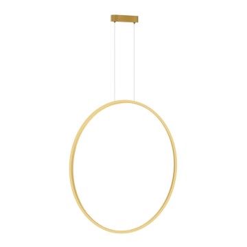 Lampa sufitowa LED na linkach SATURNO LED/46W/230V śr. 80 cm IP44 złota