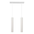 Lampa sufitowa LED na linkę TUBA 2xGU10/4,8W/230V biała