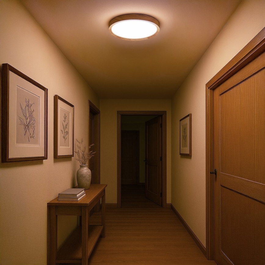 Lampa sufitowa LED ORINOKO LED/36W/230V śr. 48 cm beżowa