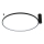 Lampa sufitowa LED RING S 34 W / 230 V 3000/4000/6000 K Ø 60 cm czarna