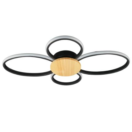 Lampa sufitowa LED SABINA LED/38W/230V drewno kauczukowe