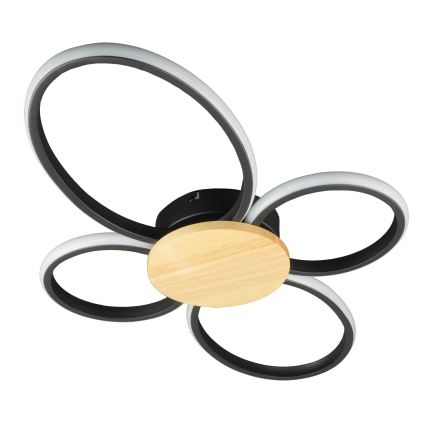 Lampa sufitowa LED SABINA LED/38W/230V drewno kauczukowe