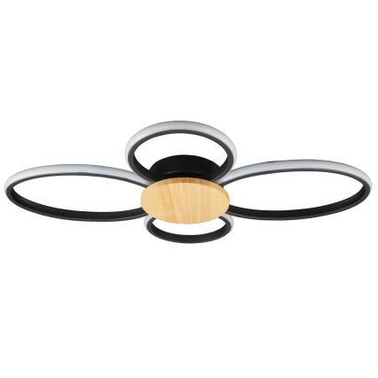 Lampa sufitowa LED SABINA LED/38W/230V drewno kauczukowe