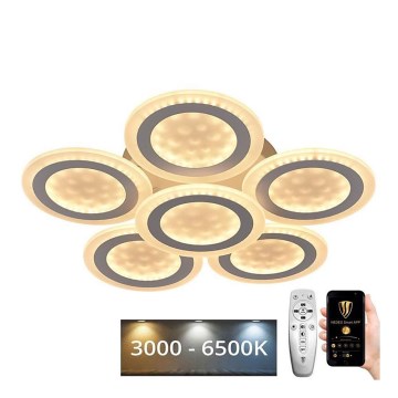 Lampa sufitowa LED ściemnialna LED/125W/230V 3000-6500K + pilot do zdalnego sterowania