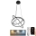 Lampa sufitowa LED ściemnialna na linkach LED/105W/230V 3000-6500K śr. 60 cm + pilot do zdalnego sterowania