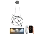 Lampa sufitowa LED ściemnialna na linkach LED/105W/230V 3000-6500K śr. 60 cm + pilot do zdalnego sterowania