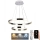 Lampa sufitowa LED ściemnialna na linkach LED/120W/230V 3000-6500K śr. 60 cm + pilot do zdalnego sterowania