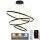 Lampa sufitowa LED ściemnialna na linkach LED/125W/230V 3000-6500K śr. 80 cm + pilot do zdalnego sterowania