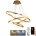 Lampa sufitowa LED ściemnialna na linkach LED/125W/230V 3000-6500K śr. 80 cm + pilot do zdalnego sterowania