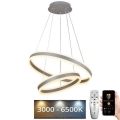 Lampa sufitowa LED ściemnialna na linkach LED/135W/230V 3000-6500K śr. 60 cm + pilot do zdalnego sterowania