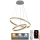 Lampa sufitowa LED ściemnialna na linkach LED/135W/230V 3000-6500K śr. 60 cm + pilot do zdalnego sterowania