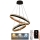 Lampa sufitowa LED ściemnialna na linkach LED/140W/230V 3000-6500K śr. 60 cm + pilot do zdalnego sterowania