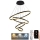 Lampa sufitowa LED ściemnialna na linkach LED/165W/230V 3000-6500K śr. 80 cm + pilot do zdalnego sterowania