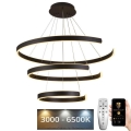 Lampa sufitowa LED ściemnialna na linkach LED/220W/230V 3000-6500K śr. 80 cm + pilot do zdalnego sterowania