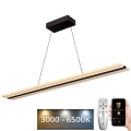 Lampa sufitowa LED ściemnialna na linkach LED/40W/230V 3000-6500K czarna + pilot do zdalnego sterowania
