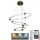 Lampa sufitowa LED ściemnialna na linkach LED/45W/230V 3000-6500K śr. 80 cm + pilot do zdalnego sterowania