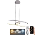 Lampa sufitowa LED ściemnialna na linkach LED/50W/230V 3000-6500K + pilot zdalnego sterowania