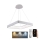 Lampa sufitowa LED ściemnialna na linkach LED/55W/230V 3000-6500K biała + pilot do zdalnego sterowania