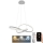 Lampa sufitowa LED ściemnialna na linkach LED/70W/230V 3000-6500K śr. 55 cm + pilot do zdalnego sterowania