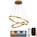 Lampa sufitowa LED ściemnialna na linkach LED/70W/230V 3000-6500K śr. 60 cm + pilot do zdalnego sterowania