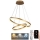 Lampa sufitowa LED ściemnialna na linkach LED/70W/230V 3000-6500K śr. 60 cm + pilot do zdalnego sterowania
