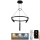 Lampa sufitowa LED ściemnialna na linkach LED/85W/230V 3000-6500K + pilot do zdalnego sterowania